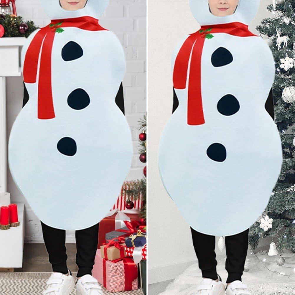 Disfraz De Muñeco De Nieve Navideño para Adultos, Disfraz De Muñeco De Nieve, Disfraz De Cosplay Navideño para Mujeres Y Hombres.