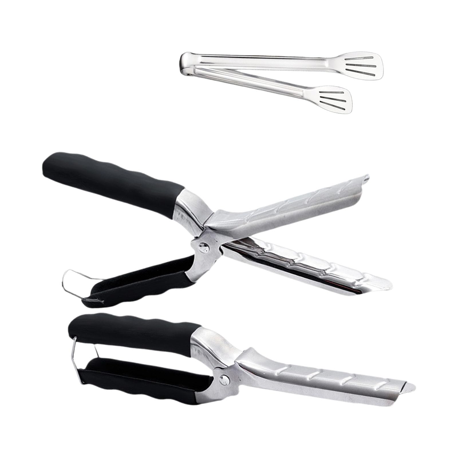 JUYAXIN 304 Stainless Steel Meat Preparation Tool with Handles, for Cooking Grilling Multipurpose Kitchen Accessory Set
