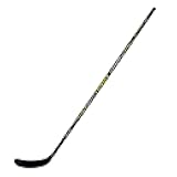 Franklin Sports Street Hockey Sticks - Ambush Junior Street Hockey Stick - Wood and Fiberglass Shaft - ABS Blade - One Piece Stick - 46