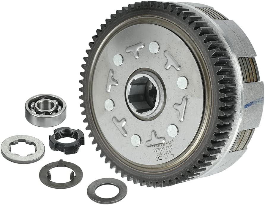 140cc Motorcycle Clutch Assembly Kit for 55mm Bore Lifan 140 LF140 1P55FMJ Horizontal Kick Starter Engine Dirt Pit Bike Spare parts