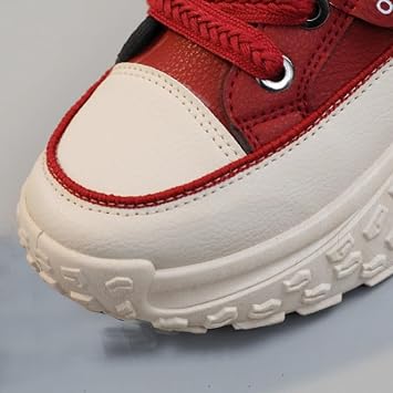 Platform Trainers for Women,Women's Chunky Platform Sneakers,Wedge Trainers for Women,Anti Slip With Thick Sole Breathable Fashion Running Sneakers,Ladies Flat Low Top Fashion Trainer