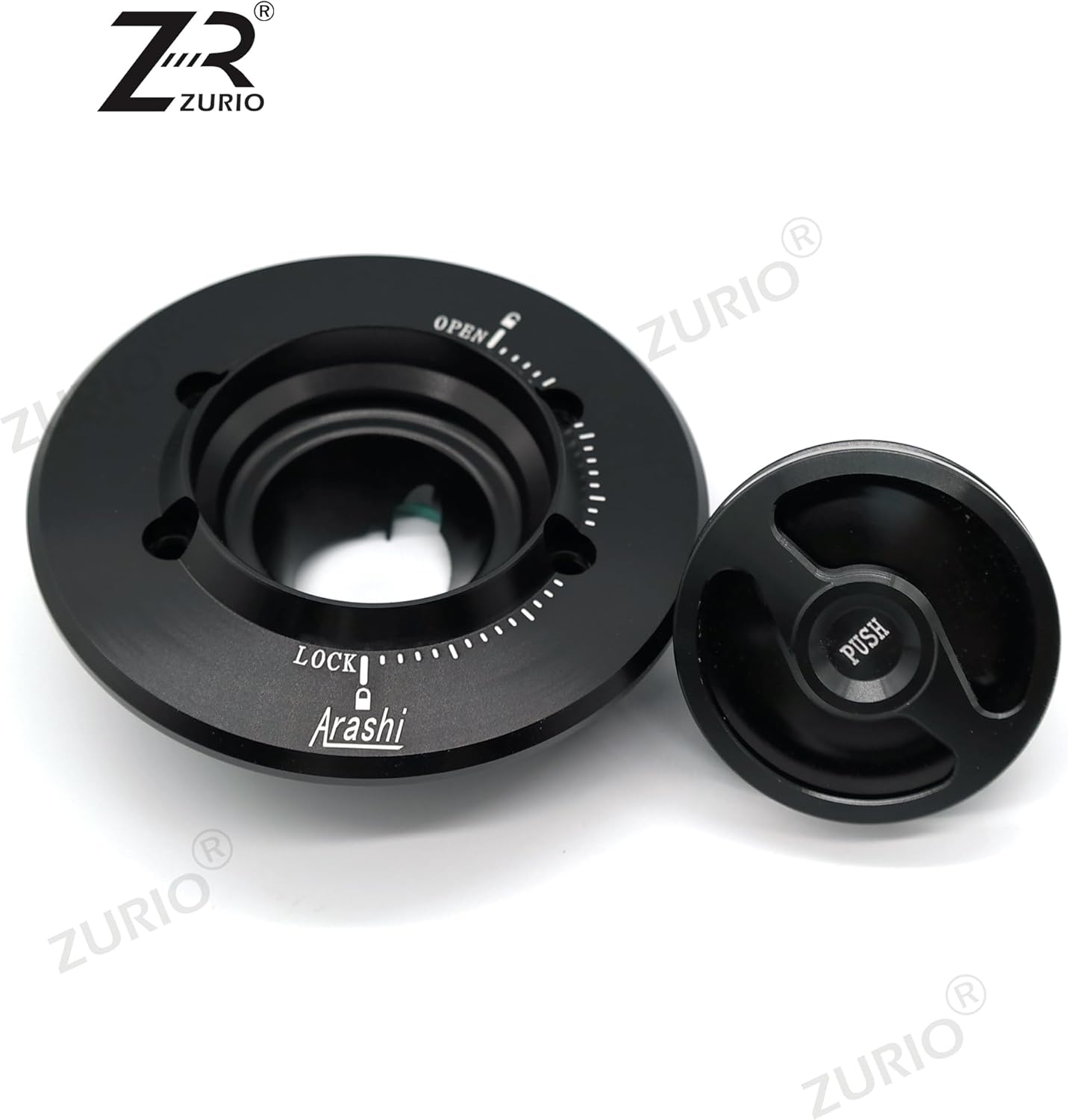 CNC Keyless Fuel Tank Gas Cap for BMW F650GS, F750GS, F800GS, F850GS, R nine t, S1000RR, R1200GS, R1200R, R1200S, K1600GT, Motorcycle Accessories Black