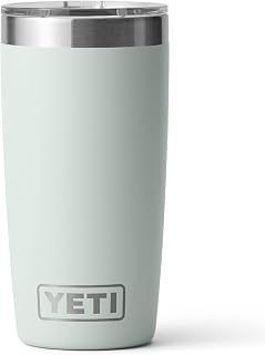 YETI Rambler 10 oz (295 ml) Tumbler with Removable Magslider Lid, Stainless Steel Vacuum Insulated Coffee Cup, Ridgeline