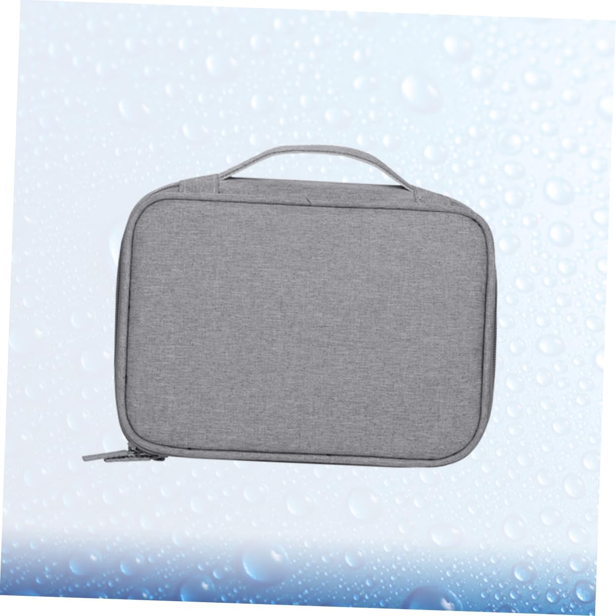 Angoily 2pcs Travel Electronics Organizer Bag Multifunctional USB Cable Pouch Grey Accessory Case Mesh Pockets for Cords Earphones Chargers for Backpack Suitcase Storage