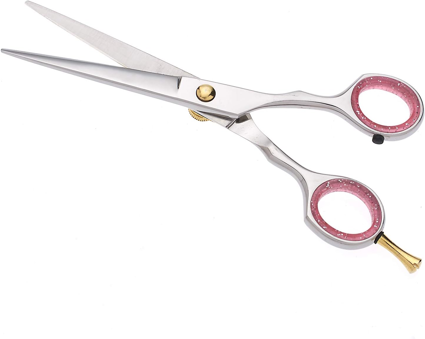 SURGICAL ONLINE Razor Scissors for Hair Cutting Professional Barbering Shears Stylist Scissors, Adjustable Tension Screw Soft Inserts, Ultra Sharp Stainless Steel + Free Travel Zipper Case