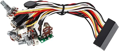 Bass Preamp Circuit, Amplified Pre Wired 3 Band Improve Sound Quality Preamp Circuit for Musical Instruments