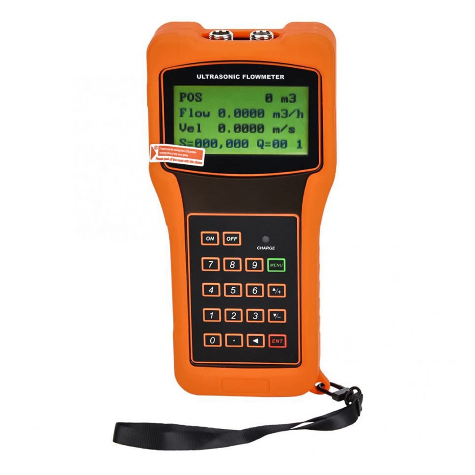 Débitmètre à turbine TUF-200H Mât de débit TS-2 / TM-1 / TL-1 Capteur de serrage du transducteur Portable Liquide numérique Liquide Ultrasonic Metter Manomètre de haute précision pour liquide ( Color