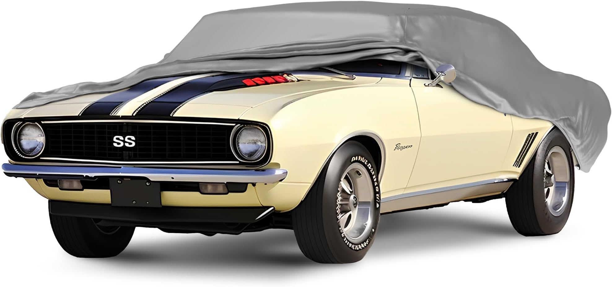 Weatherproof Max Car Cover & Warranty Compatible with Chevrolet 1970-1981 Camaro 2nd Gen- Outdoor Cover Theft Cable Lock Car Accessories Better Than Waterproof