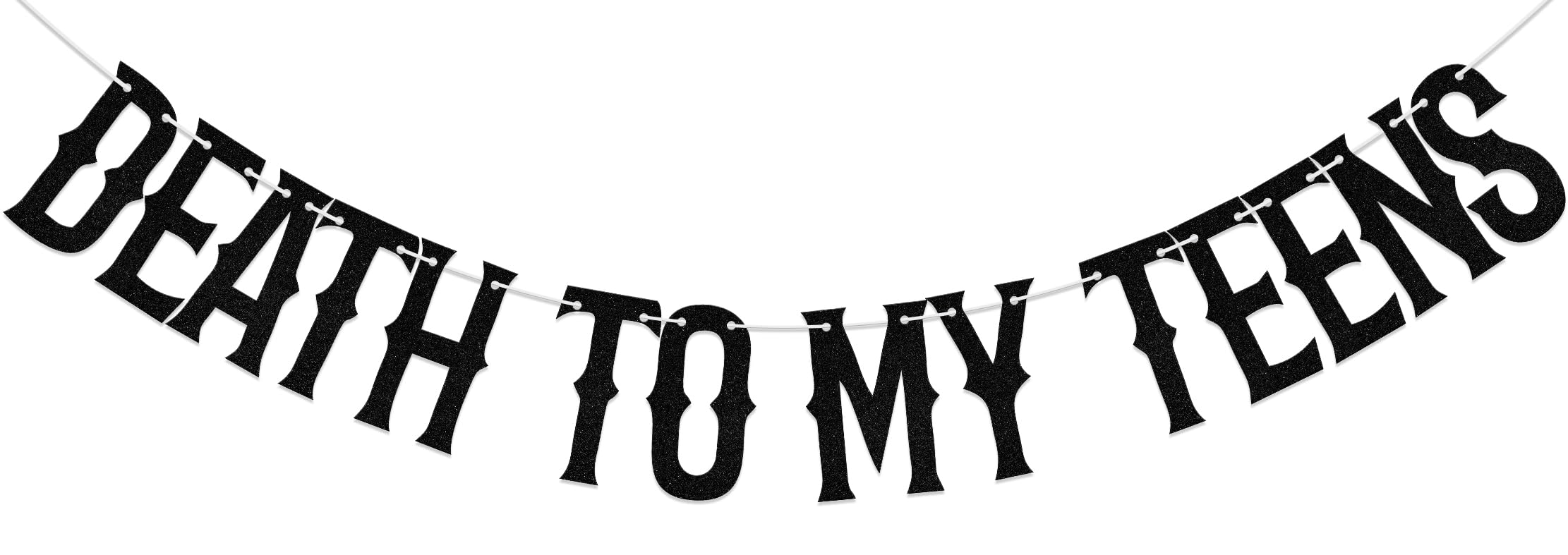 Aumccxz Death To My Teens Banner Funeral 20th Birthday Party Decorations Kissing My Teens Goodbye Decorations Black