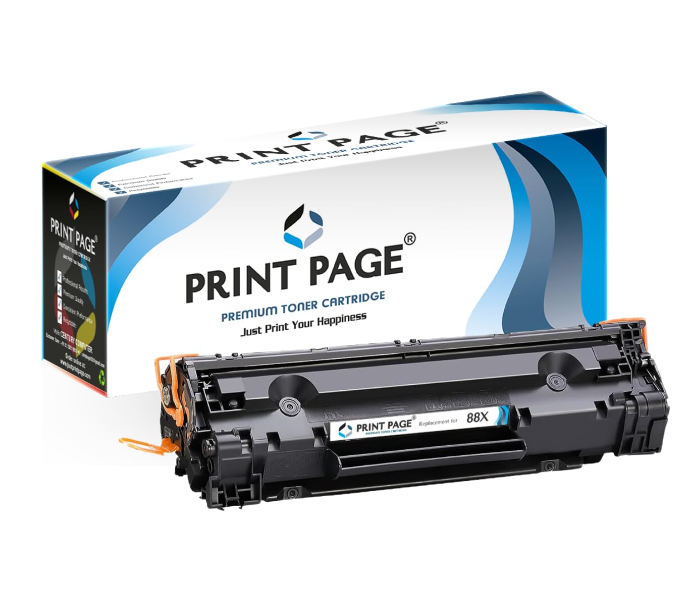 88X Toner Cartridge (Print 3000 Pages) Compatible for LJ Printer P1007, P1106, P1108, P1008, M1213nf MFP, M1136 MFP, M126nw MFP, M1218nfs, M128fw MFP, M128fn MFP, M226DW and M226DN (1 pcs)