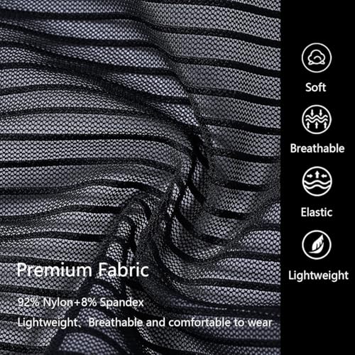 Men's Sexy Mesh Underwear Briefs See Through Low Rise Briefs with Pouch3