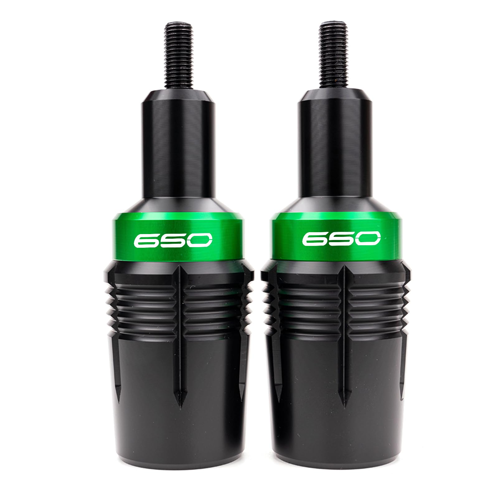 2025 Protezione Anticaduta Per Kawasaki Z650 Ninja 650 KRT Ninja650 2017-2024 Z650 RS Tamponi per moto Protezione Anticaduta Paratelaio (Verde)