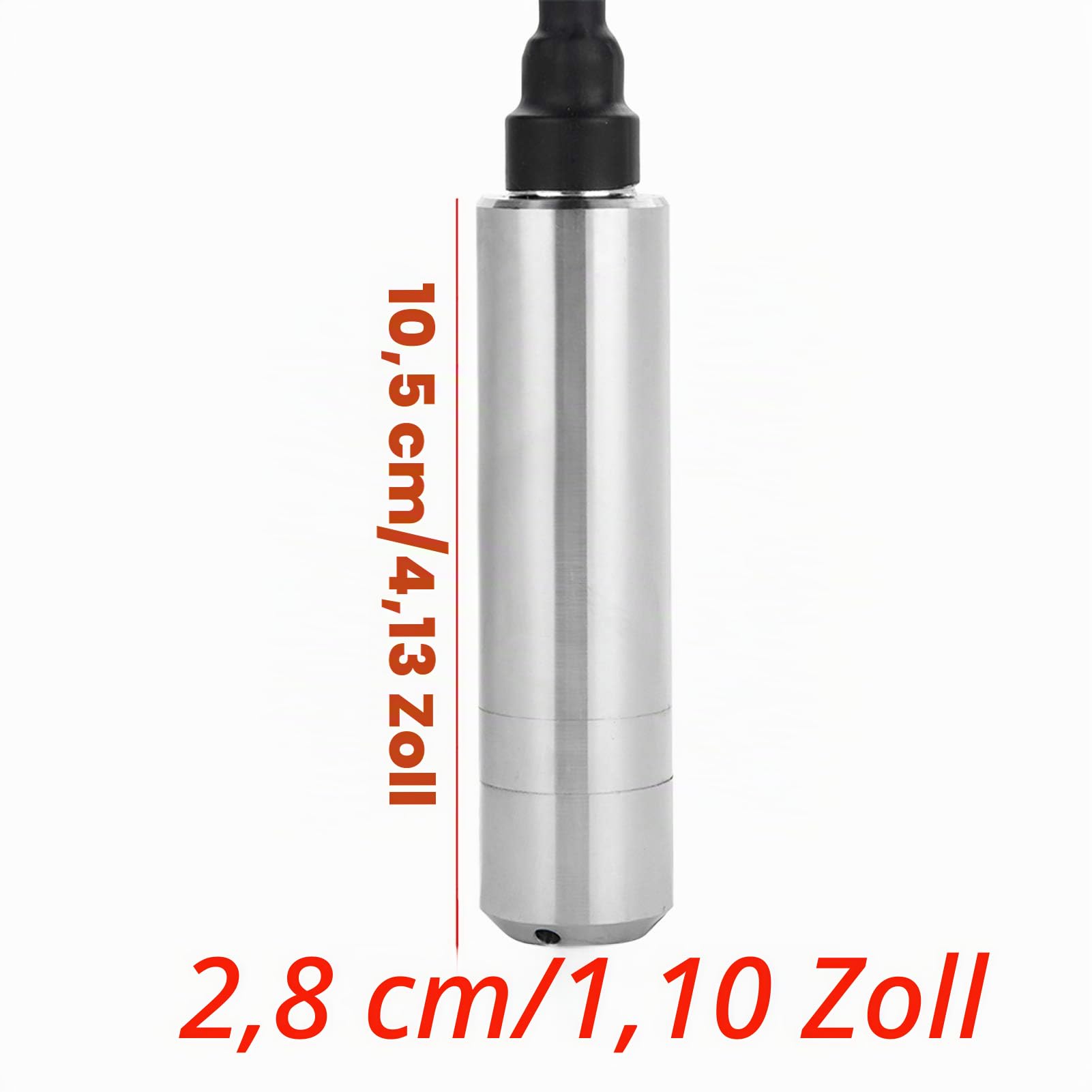 DC24V 4-20mA Einwurf-Flüssigkeitsstandsensor ALS-MPM-2F Füllstandmessumformer zur Erfassung des Wasserstandes im Bereich von 0-5m