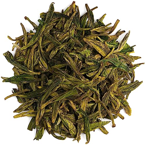 Long Jing Té Verde Chino - Pozo Dragón Del Lago Del Oeste Tés Más Famosos De China - Longjing Lung Ching Dragon Well