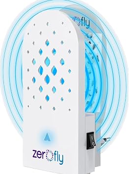 Fly Catcher Indoor, Fly Trap Indoor, 1 Device 3 Refills Gnat Traps for House Indoor, Bug Killer, Fly Trap, Safer Plug in Light Flying Insect Trap