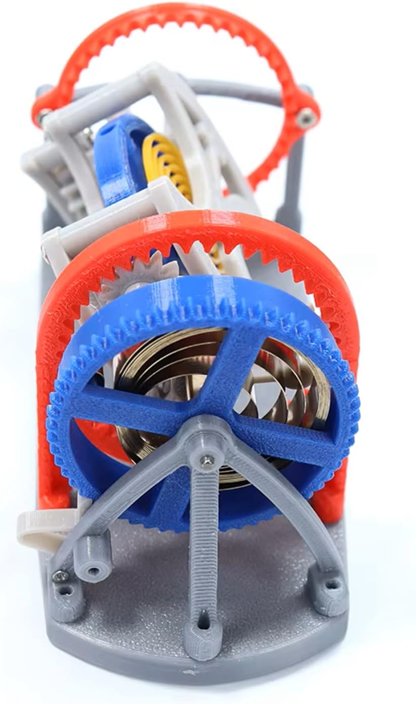 3D Printing Making Tourbillon Imitation Movement Model 3D Printed Clockwork Principles of Mechanical Structure