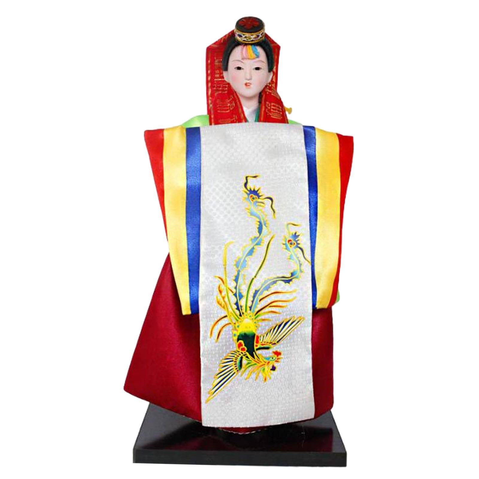 Alcxazs Geisha Kimono Doll Handicraft Ornament Korean Hanbok, Style F