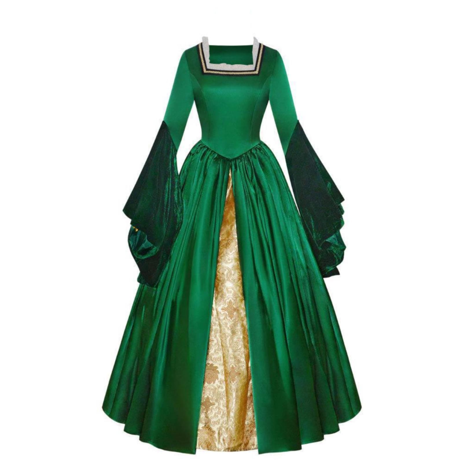 Robe de princesse médiévale robe longue victorienne et bal rococo - 7