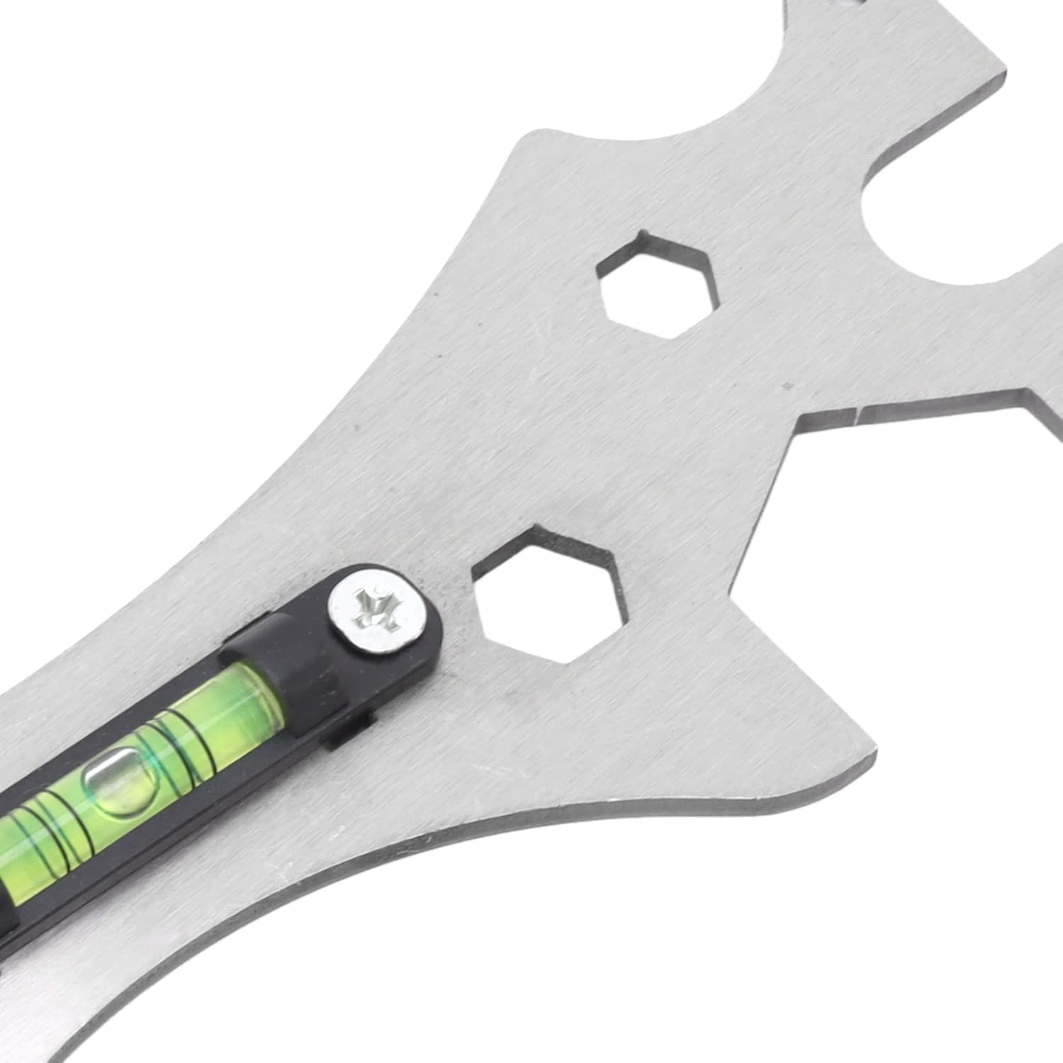 Wrench Level Tool, faucet wrench Engineering Level Mounting Leveling Tool Multifunction Wrench Hex Screw Removal Spanner, 7 Size Hex Spanner Set