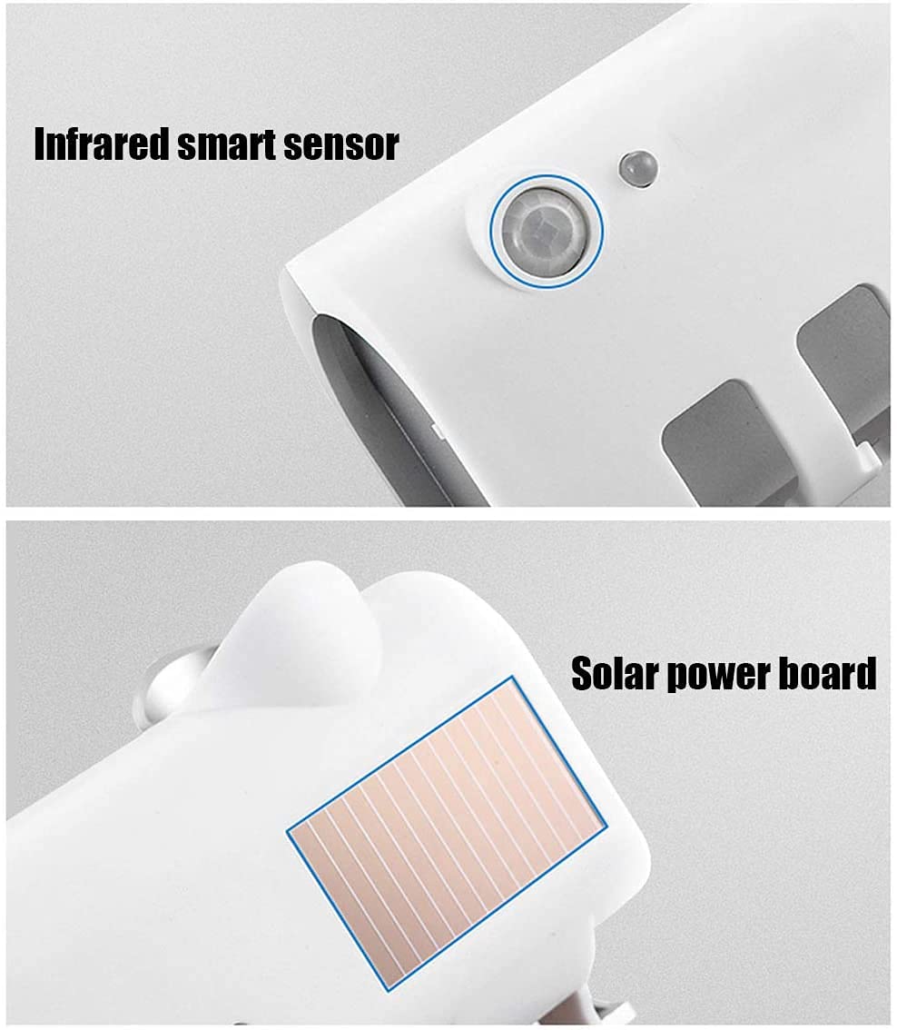 Smart UV Sterylizator do zębów, automatyczny sterylizator do zębów z dozownikiem pasty do zębów, uchwyt do szczoteczki do zębów naściennym,White