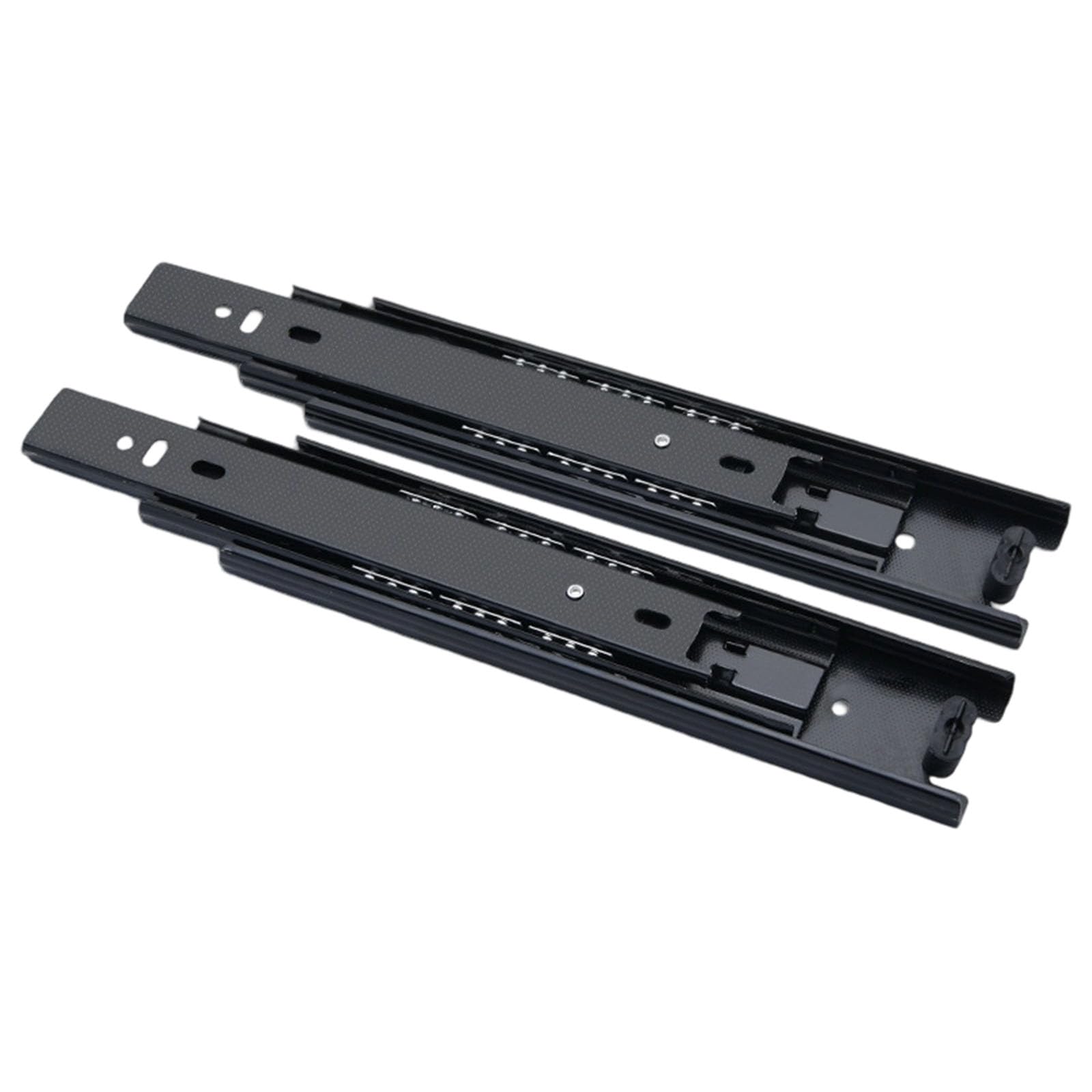 1 Pair Drawer Slides Soft Close Track Rail Hydraulic Damping Buffer Cabinet Drawer Slide Hardware Durable Cabinet Drawer Slide Hardware