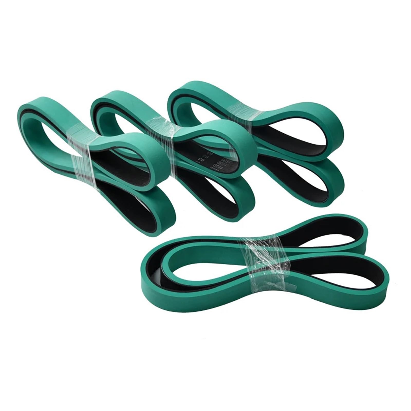Nastro trasportatore in gomma resistente all'usura verde spesso 8,0 mm per macchina incollatrice cartelle - Cintura industriale ad alte prestazioni per una movimentazione efficiente dei materiali (980