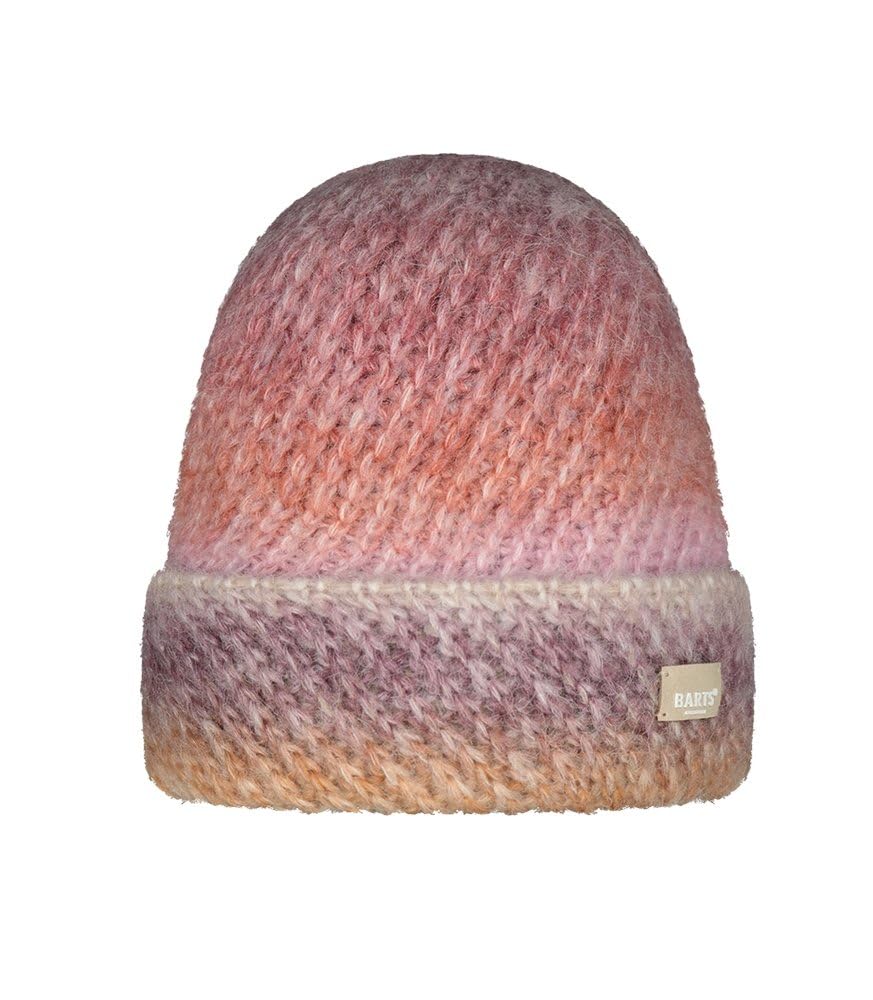 Barts Women's Orange Fanatail Turnup Beanie Hat With Cuff Winter (One Size - )