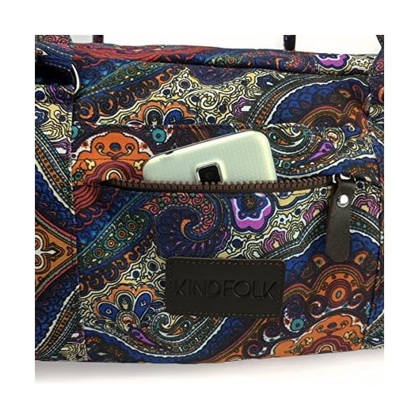 Kindfolk-Yoga-Mat-XL-Duffel-Bag-Extra-Large-Patterned-Canvas-with-Pocket-and-Zipper Kindfolk Yoga Mat XL Duffel Bag Extra Large Patterned Canvas with Pocket and Zipper