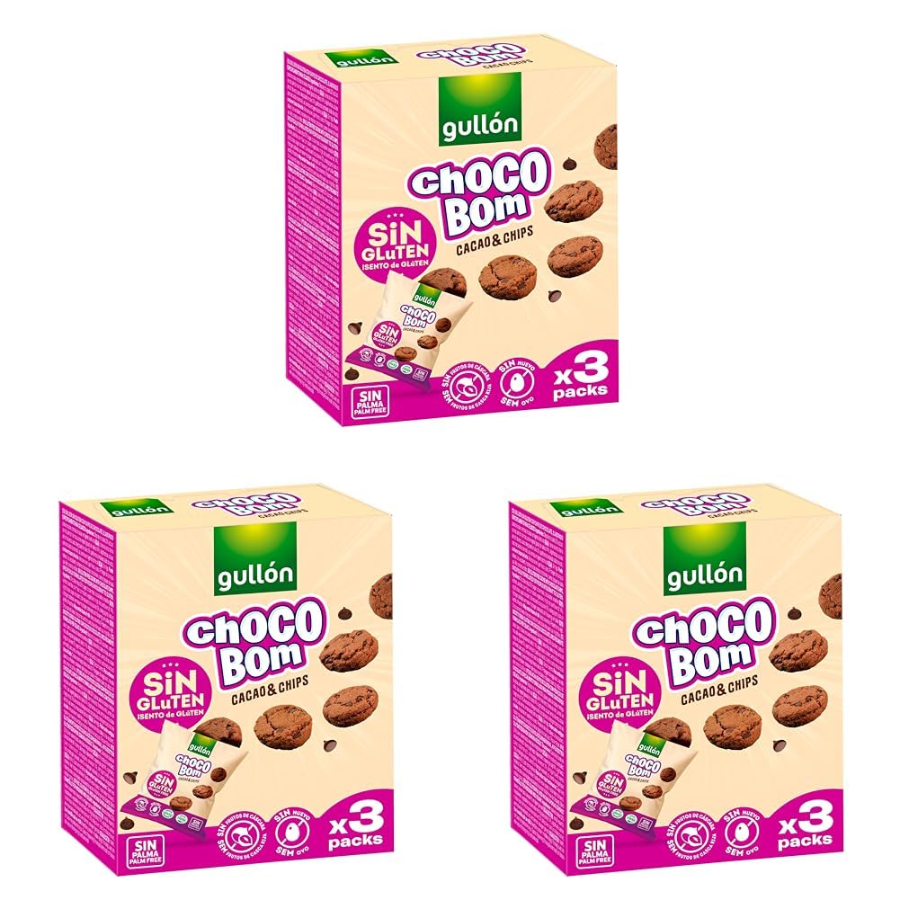 Galletas Choco Bom Mini Cacao Sin Gluten 120g (3x40g) — view 4