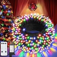 CGN Guirlande Lumineuse Exterieure de Noël, 35M 300 LED Guirlande Lumineuse Sapin Intérieur et Extérieure Étanche IP65, 8 Modes avec Télécommande Lumières Décoration Noël pour Jardin Fête Mariage