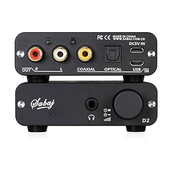 Sabaj D4 DA コンバーター&ヘッドホンアンプ一体型 Amazon.co.jp: Sabaj D4 DAコンバーター & ヘッドホンアンプ 一