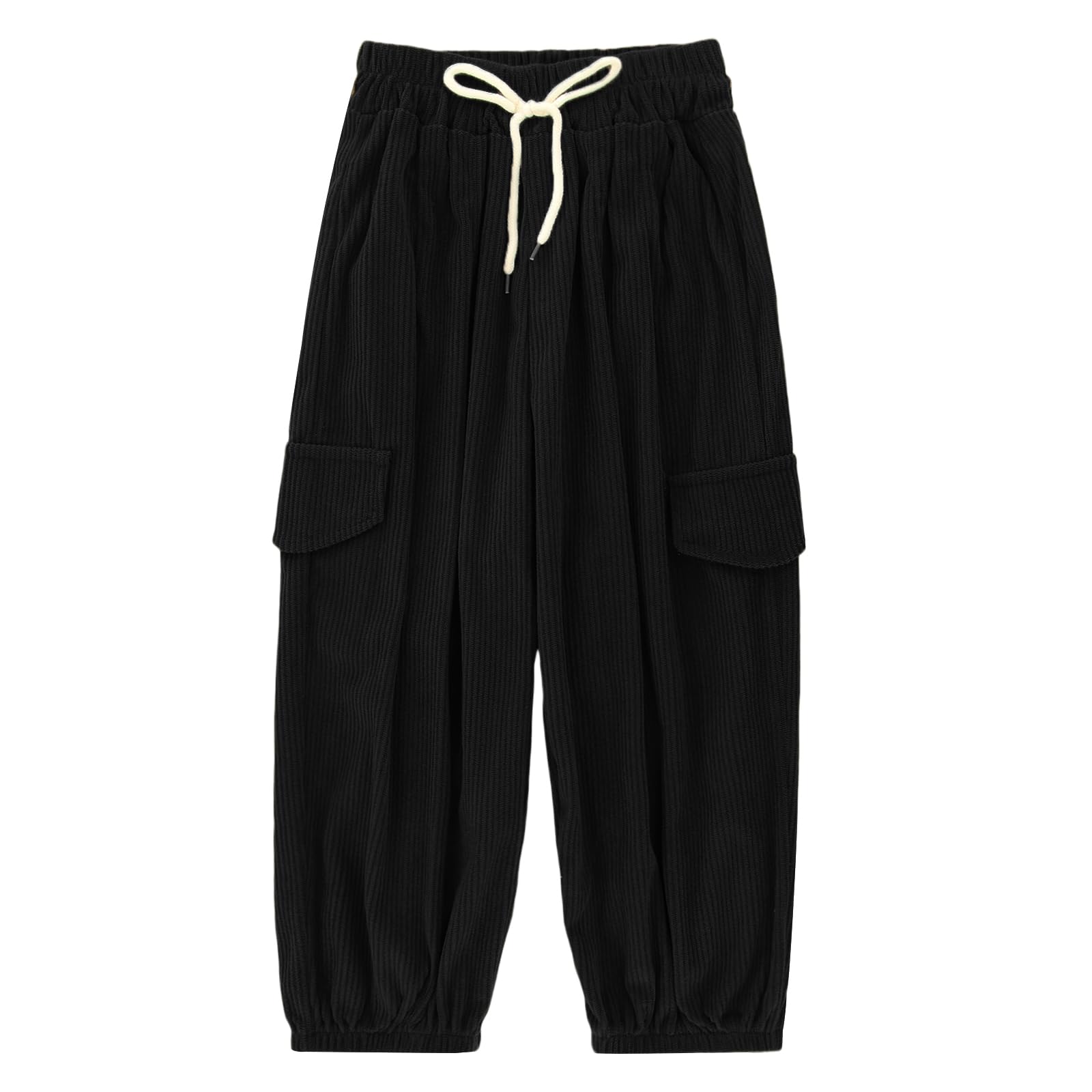 POBIDOBY Toddler Corduroy Pants for Girls, Pants for Kids Boys with Charming Colors, Baby Pants for Spring & Autumn