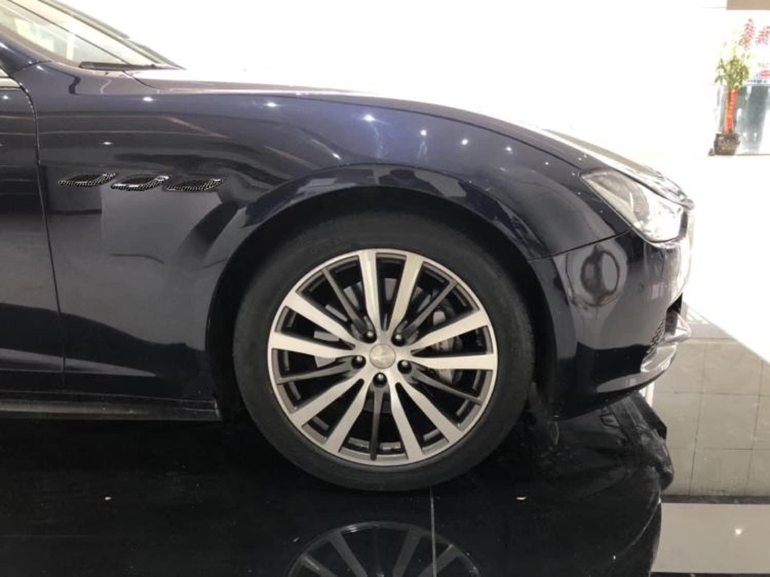 YOCTM Black Carbon Fiber Texture Side Air Vent Fender Cover Trim Compatible with Maserati Ghibli 2014 2015 2016 2017 2018 2019 2020 2021 (6PCS/ Pack)