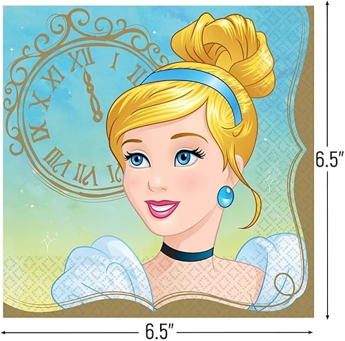 Miniatura 7 de Servilletas de fiesta Tiana de Disney Princess, 16 unidades