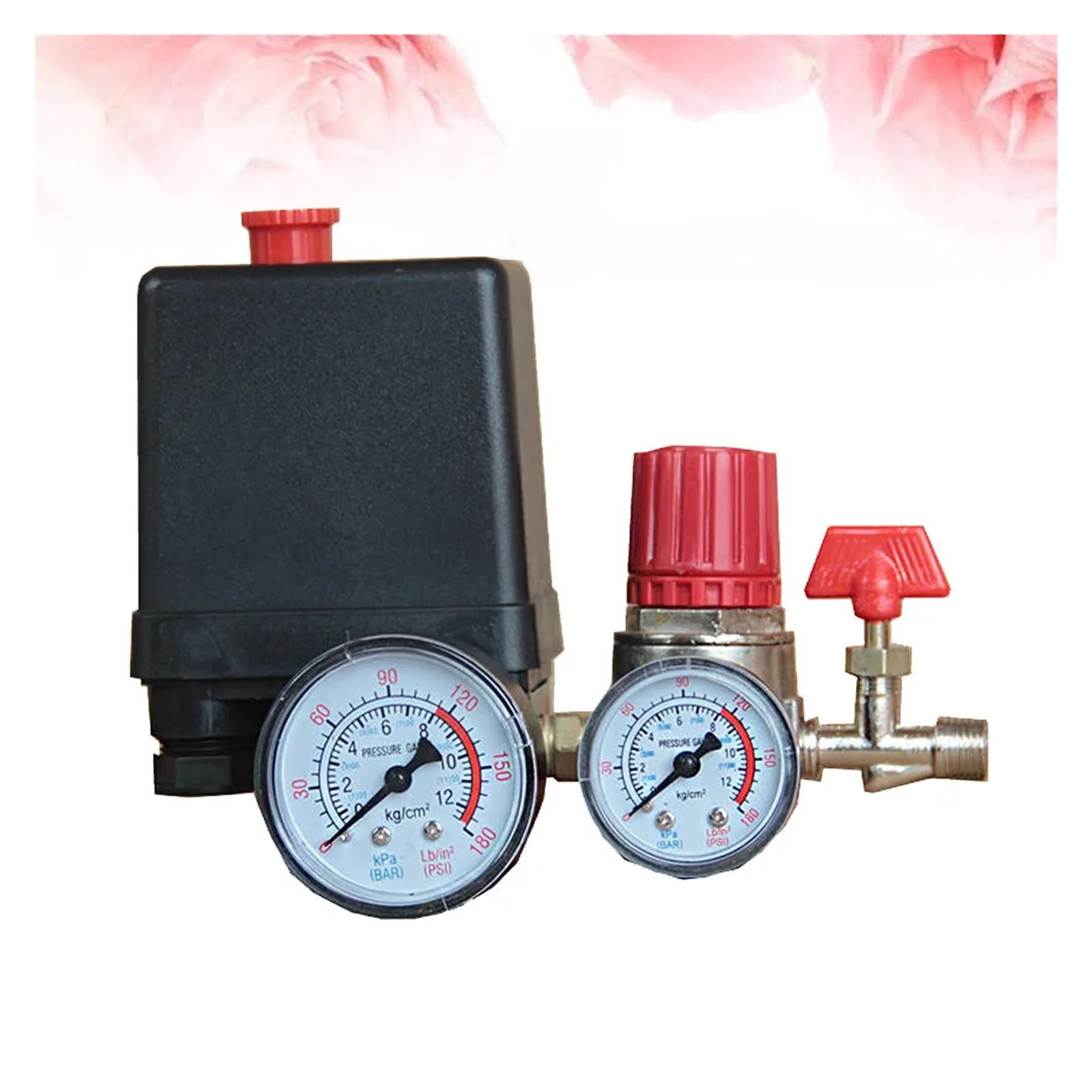 Valvola di regolazione della pressione del compressore d'aria | Assemblaggio Indicatore di controllo miniaturizzato a risparmio energetico Installazione semplice