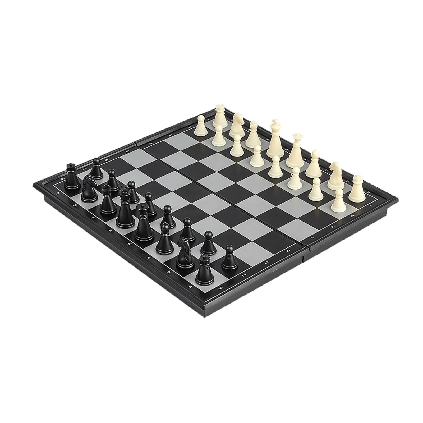 Schach 18-in-1 magnetisches Brettspielset for Erwachsene, faltbar