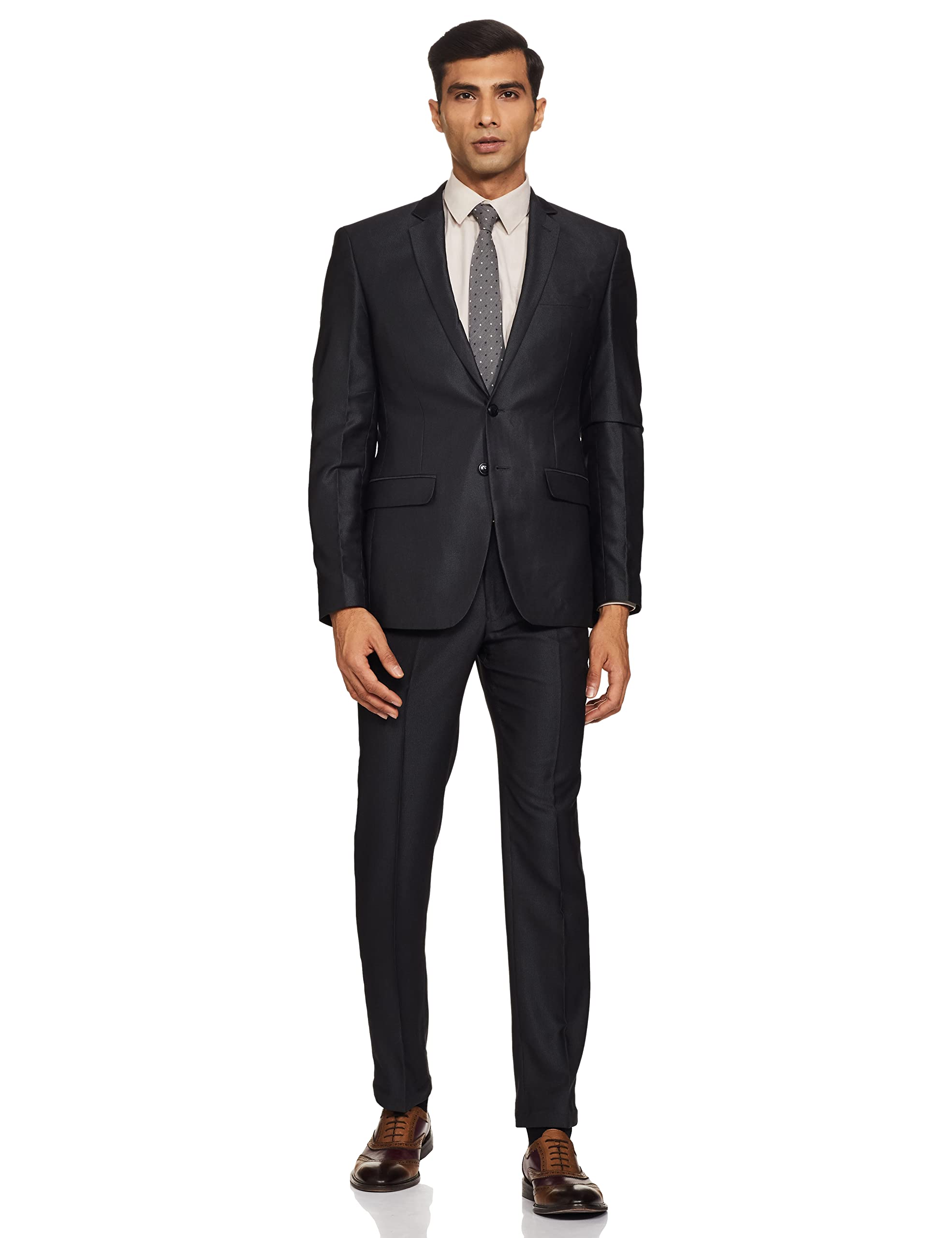 park avenue Men's Rayon Notch Lapel Suit-picture-16
