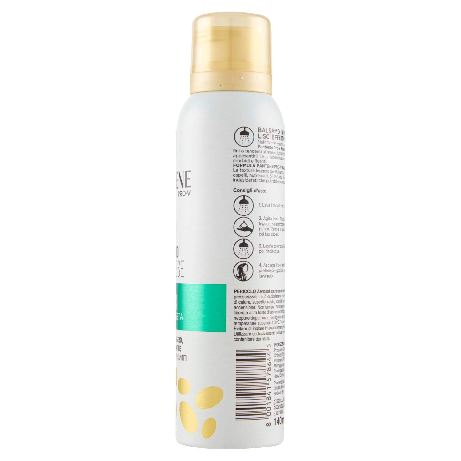Straight Silk Effect - Conditioner in Mousse 140 ml - Image 4