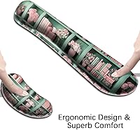 Vista 111 de MIBITRI Juego de alfombrillas para mouse y teclado, alfombrilla de mouse extendida para juegos + soporte ergonómico para reposamuñecas para teclado