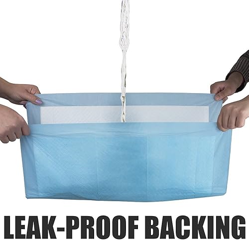 Miniatura 10 de BV Almohadillas de entrenamiento para orina para perros y cachorros, 22 x 22 pulgadas, 50 unidades, 6 paquetes (total 300 unidades)