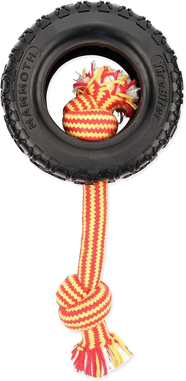 MAMMOTH TireBiter II Rope Dog Toy 6" Long - Pack of 6
