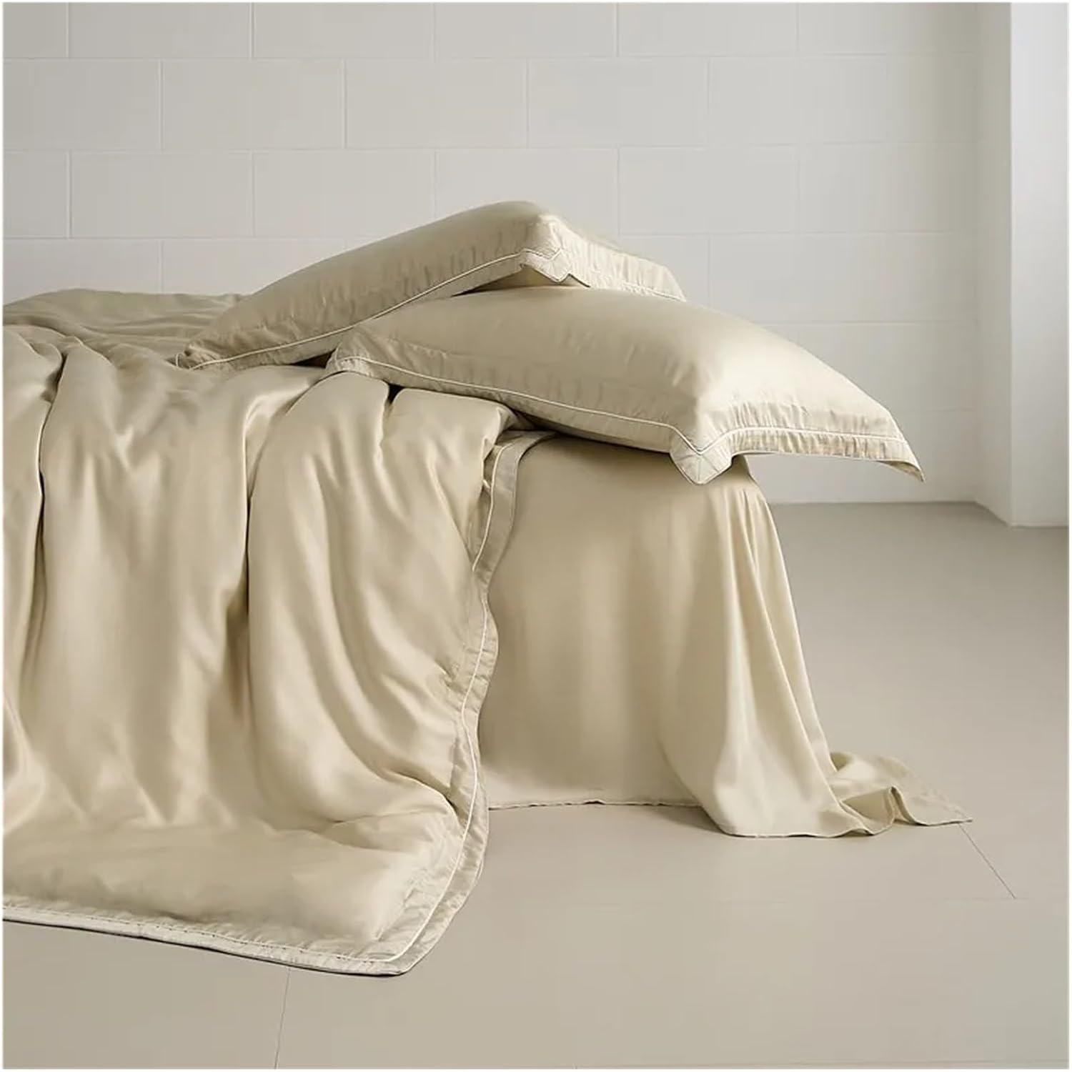 Bed, Egyptian Cotton Sheets Pillowcase Duvet Cover Bedding Sets Twin Full Queen King Size Bed Linens Solid Color, MM-102