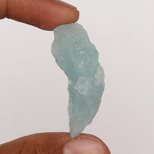 Miniatura 2 de GEMHUB 71.6 CT Cristal curativo Aqua Sky Aguamarina Piedras preciosas ásperas curativas sueltas para yoga, meditación, limpieza de aura