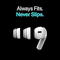 Vista 3 de Premium Multi-Flange Eartips for AirPods Pro 1&2 (Large) – Always Fits, Never Slips