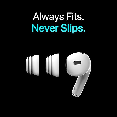 Miniatura 3 de Orejeras multibrida premium para AirPods Pro 1 y 2 (grande)  Siempre se ajusta, nunca se desliza