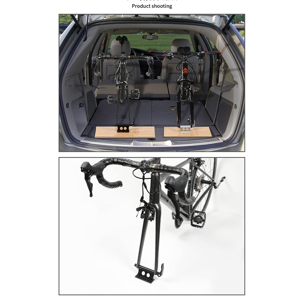 CRAKES Fourche De Roue Vélo Avec Clip Fixe – Support Stationnement Noir Pour SUV Et Camping-car