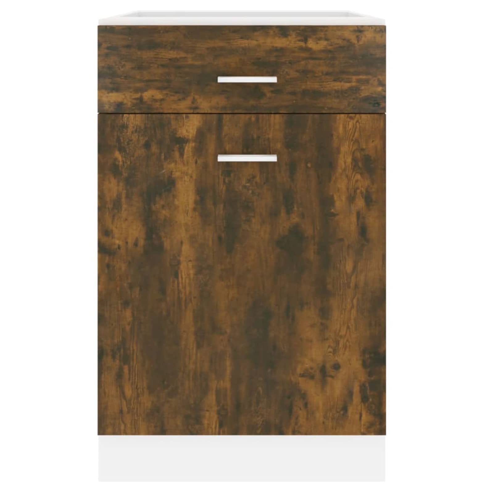 LAPOOH Unterschrank mit Schublade Räuchereiche 50x46x81,5 cm Küchenschrank, Küchenunterschrank, Unterschrank Küche, Küchenmöbel, Miniküche, Spülschrank