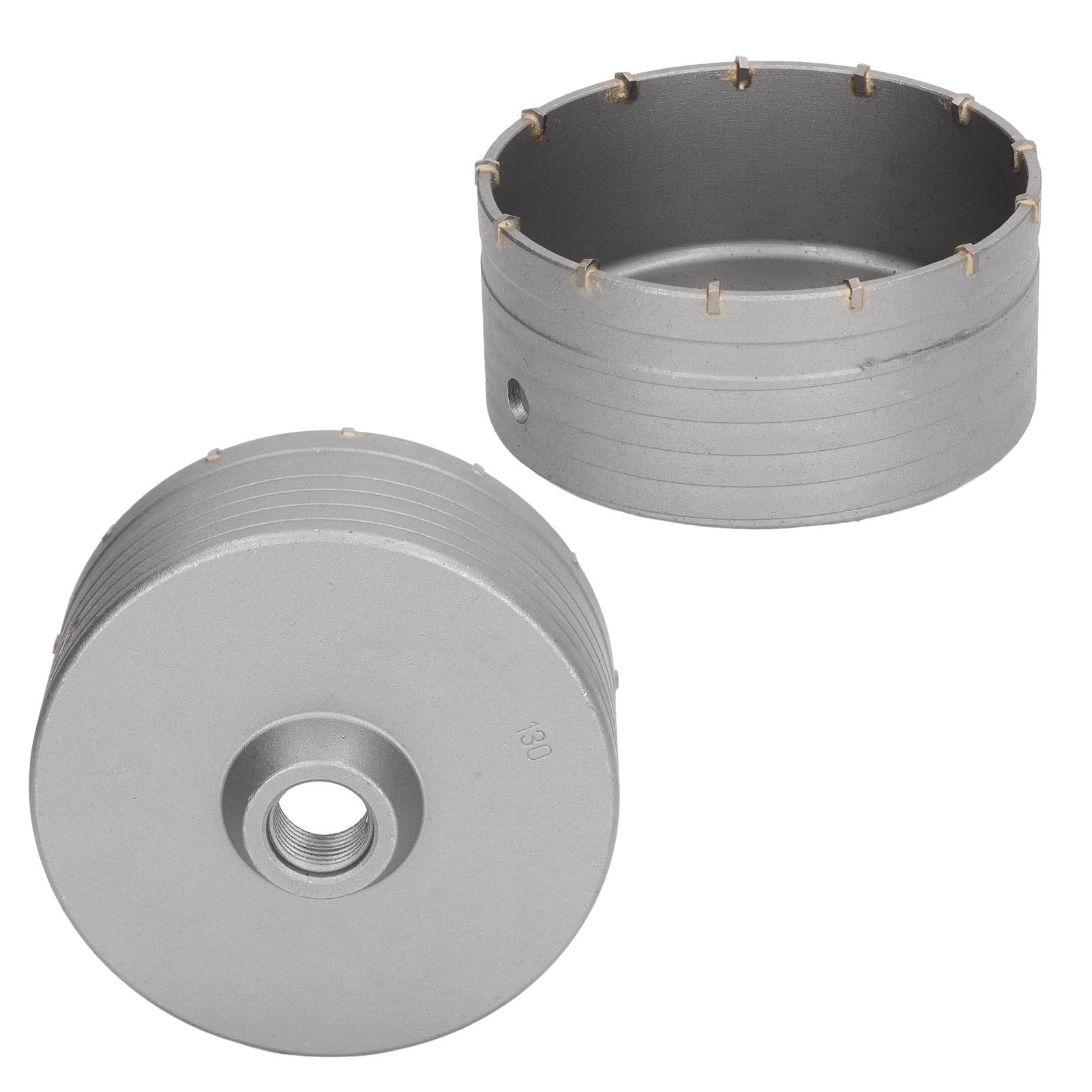 Marteau électrique scie cloche murale en carbure cémenté ouvre-trou creux professionnel coupe-trou en béton pour percer la coupe dans la pierre de mur de brique 130 mm 5,1 pouces