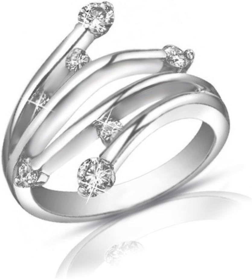 0.75 ct Ladies Round Cut Diamond Anniversary Ring in Platinum