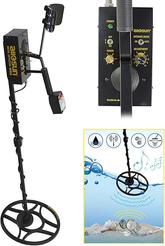 ALLOSUN Detector de metales para adultos Hunter Buscador de monedas Golden Digger alta precisión impermeable detectores de metales dos modos Cazador